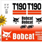 Bobcat T190 Replacement decal kit