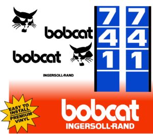 Bobcat 741 replacement decal kit