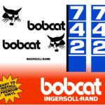 Bobcat 742 replacement decal kit