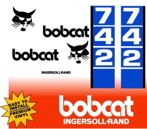 Bobcat 742 replacement decal kit