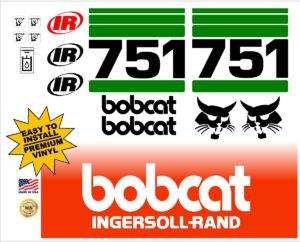 Bobcat 751 replacement decal kit