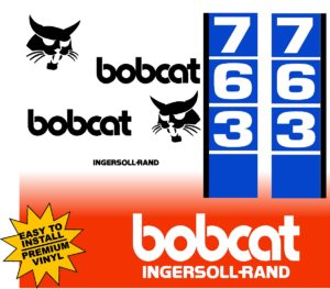 Bobcat 763 replacement decal kit