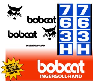 Bobcat 763H replacement decal kit