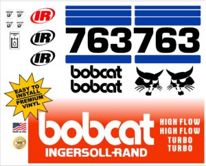 Bobcat 763 replacement decal kit