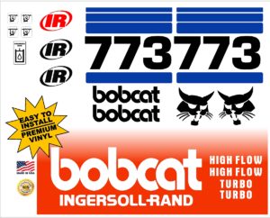 Bobcat 773 replacement decal kit