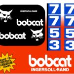 Bobcat 7753 replacement decal kit