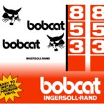 Bobcat 853 replacement decal kit