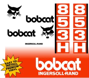 Bobcat 853H replacement decal kit