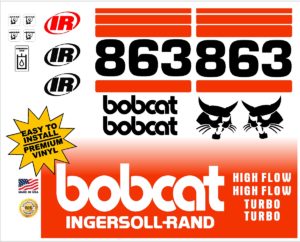 Bobcat 863 replacement decal kit