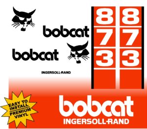 Bobcat 873 replacement decal kit