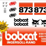 Bobcat 873 replacement decal kit