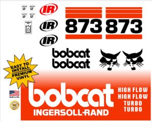 Bobcat 873 replacement decal kit