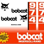 Bobcat 974 replacement decal kit