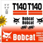 Bobcat T140 replacement decal kit