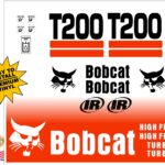 Bobcat T200 replacement decal kit