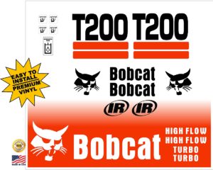 Bobcat T200 replacement decal kit