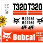 Bobcat T320 replacement decal kit