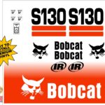 Bobcat S130 replacement decal kit