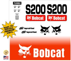 Bobcat S200 replacement decal kit