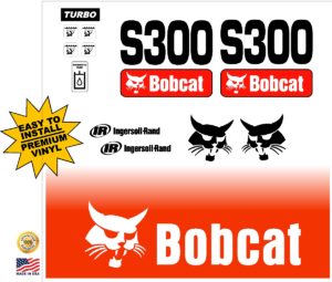 Bobcat S300 replacement decal kit