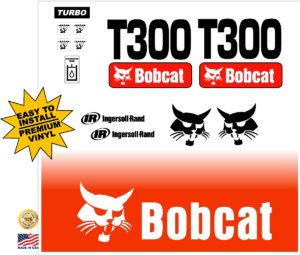 Bobcat T300 replacement decal kit