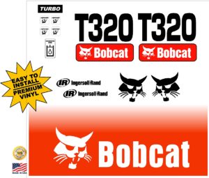 Bobcat T320 replacement decal kit