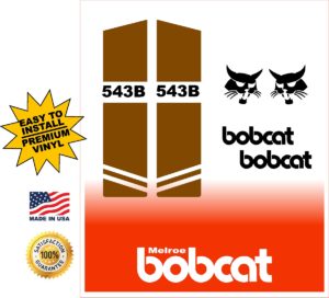 Bobcat 543B replacement decal kit