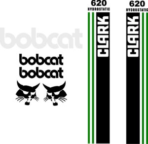 Bobcat Clark 620 replacement decal kit sticker set