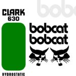 Bobcat 630 replacement decal kit sticker set