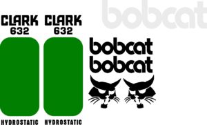 Bobcat 632 replacement decal kit sticker set