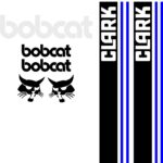 Bobcat Clark 720 replacement decal kit sticker set