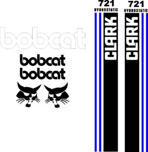 Bobcat Clark 721 replacement decal kit sticker set