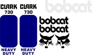 Bobcat 730 Heavy Duty replacement decal kit sticker set