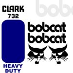 Bobcat 732 Heavy Duty replacement decal kit sticker set