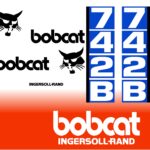 Bobcat 742B replacement decal kit sticker set