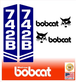 Bobcat 742B replacement decal kit