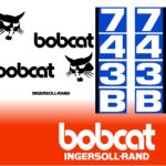 Bobcat 743B replacement decal kit sticker set