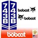 Bobcat 743B replacement decal kit sticker set