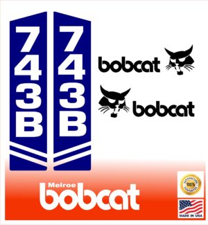 Bobcat 743B replacement decal kit