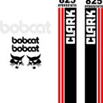 Bobcat Clark 825 replacement decal kit sticker set