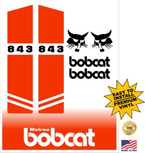 Bobcat 843 replacement decal kit