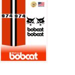 Bobcat 974 replacement decal kit