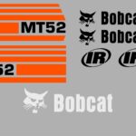 Bobcat MT52 replacement decal kit sticker set