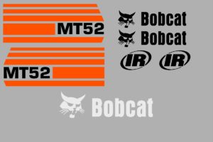 Bobcat MT52 replacement decal kit sticker set