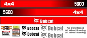 Bobcat Toolcat 5600 replacement decal kit sticker set