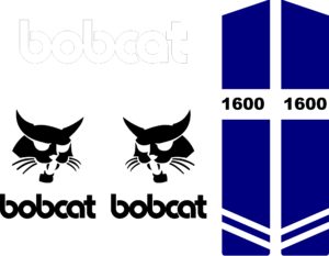 Bobcat 1600 replacement decal kit