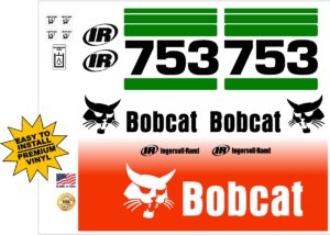 Bobcat 753 G replacement decal kit