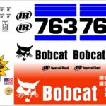 Bobcat 763 G replacement decal kit