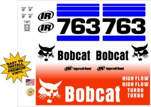 Bobcat 763 G replacement decal kit