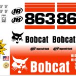 Bobcat 863 G replacement decal kit